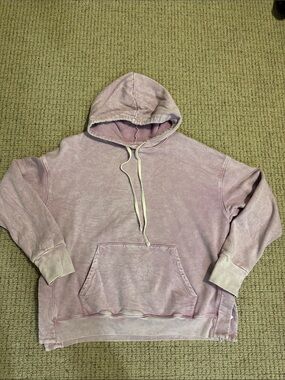 Washed Lavender Pullover Hoodie